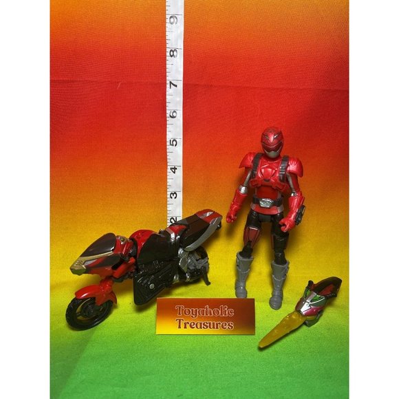 Power rangers Beast morphers red ranger & cruise beast bot figures - Picture 1 of 2